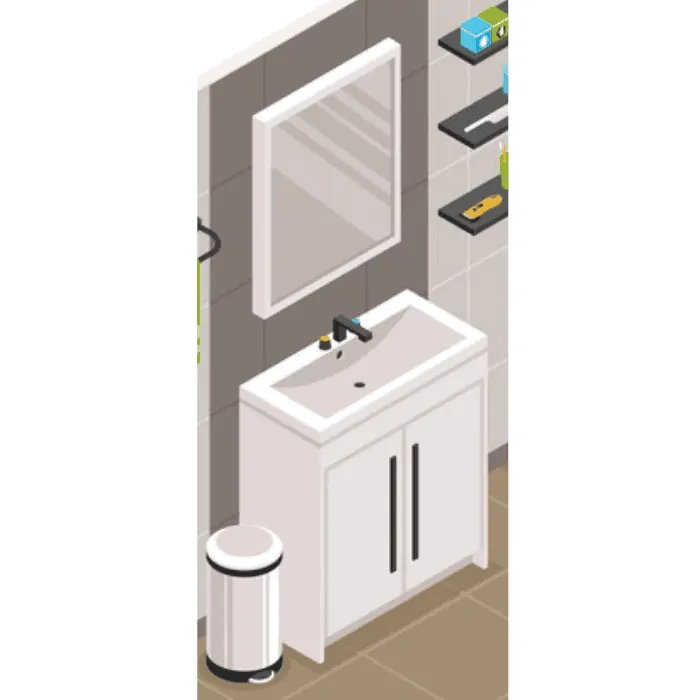 Bathroom Vanity or Pedestal Basin